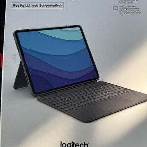 Logitech Gray Keyboard Case for iPad Pro 12.9-inch